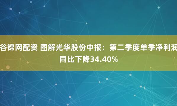 谷锦网配资 图解光华股份中报：第二季度单季净利润同比下降34.40%